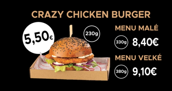 Crazy Chicken Burger
